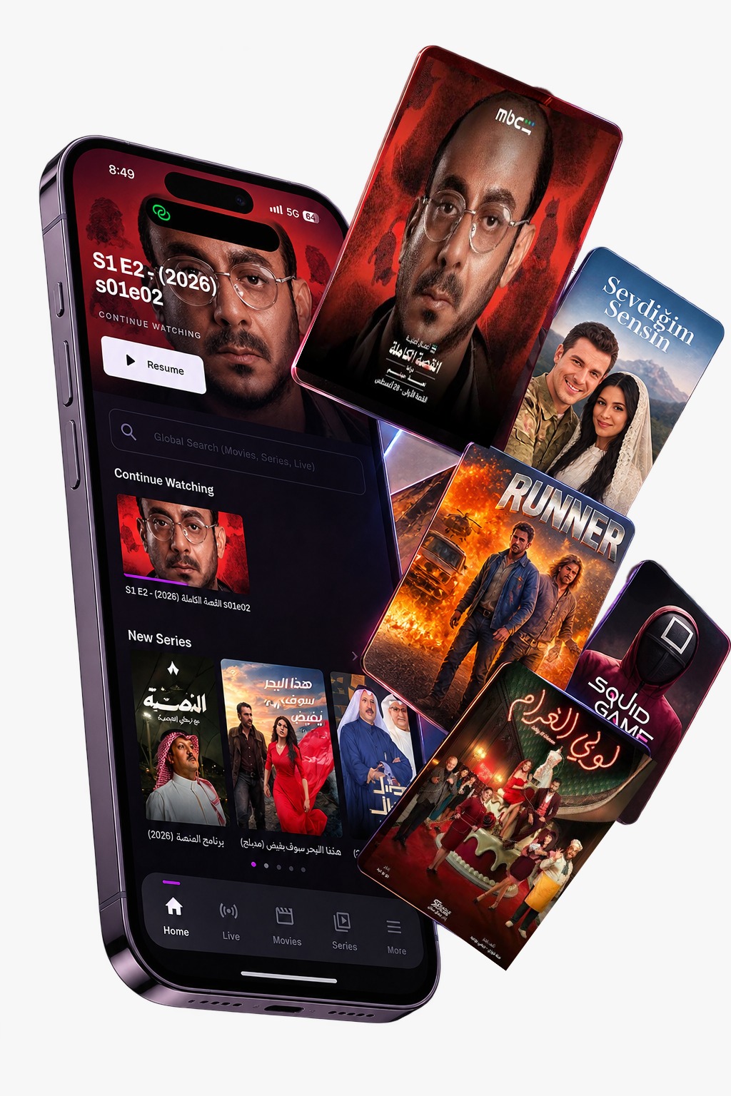 The GenZ+ app on a phone